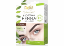 Delia Powder henna na obočí 0,4 Hnědá