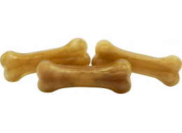 Hau&Miau PRESSED BONE NATURAL, 10 cm, 3 ks/bal., 90 g/bal., 96 bal./krab.