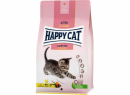 Happy Cat Kitten Farm Poultry, suché krmivo, pro koťata ve věku 2-6 měsíců, drůbež, 4 kg, sáček