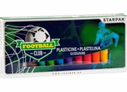 Starpak Plastelína 12 barev Fotbal