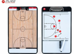 Taktická basketbalová aktovka Pure2Improve P2I COACHBOARD BASKETBALL