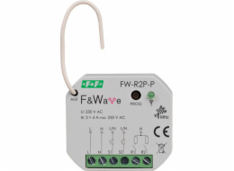 F&F Radio dvojité bistabilní relé pro fi60 box 85-265V AC/DC, multifunkční, zapuštěné FW-R2P-P