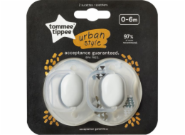 Tommee Tippee Urban unisex dudlík 0-6 měsíců 2 ks.