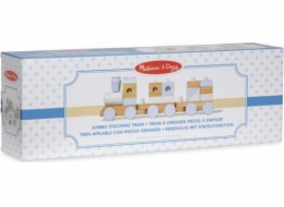 Melissa & Doug MELISSA Wooden Pull Train Jumbo Natural 18771