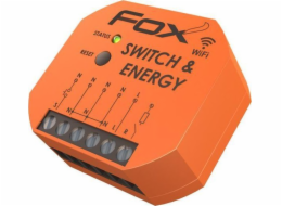 F&F Jednoduché relé s ovládáním síťových parametrů Switch&ampEnergy Wi-R1S1-P