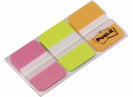 Post-it Samolepící popisovač 25x38mm, silný, 3x22 listů, mix barev