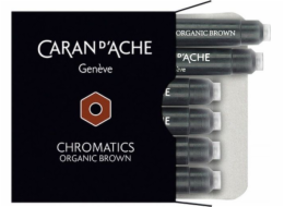 Caran d`Arche Chromatics hnědé inkoustové cartridge, 6 kusů