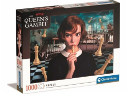 Clementoni Clementoni Puzzle 1000 dílků Queen's Gambit. Queen's Gambit. Netflix 39698