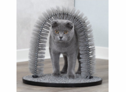 Trixie Fur Care Arch kočičí kartáč, 36 x 33 cm, šedý