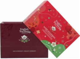 English Tea Shop VÁNOČNÍ KOLEKCE ČAJŮ BIO PYRAMIDY (SUPER DOBROTA - 3 PŘÍCHutě) (12 x 2 g) 24 g (SEZÓNNÍ PRODUKT) - ANGLICKÁ ČAJOVNA PŘÍP.