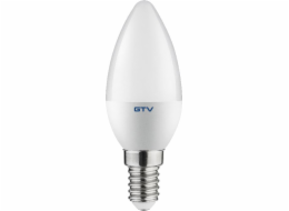 GTV LED SVĚTELNÝ ZDROJ, C30, SMD 2835, 4000K, E14, 3W, AC220-240V, ÚHEL VYSVĚTLENÍ 160 stupňů, 200 lm, 33 mA LD-SMNGC30B-30