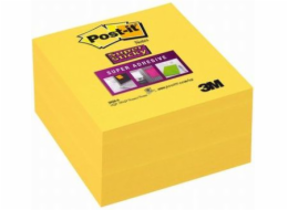 Post-it Super Sticky žluté podložky, kostka 76x76mm, 350 listů (3M0507)