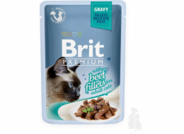 BRIT Premium Gravy Beef - wet cat food 