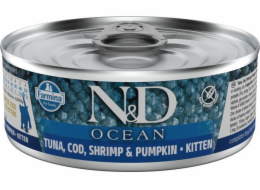 FARMINA N&D CAT OCEAN TUNA COD SHRIMP&P