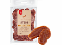 MACED Beef steaks - Dog treat - 500g