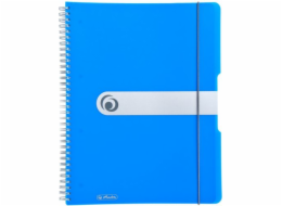 Herlitz Notebook A4/80K, kostkovaný, modrý (0011293065)