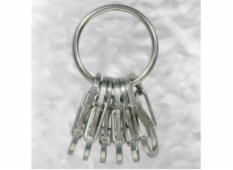 Nite Ize KeyRing+ 6x mikrokarabina z nerezové oceli (KRGS-11-R3)