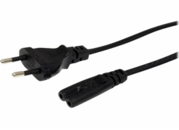 StarTech EU - C7 napájecí kabel, 1m, černý (PXTNB2SEU1M)