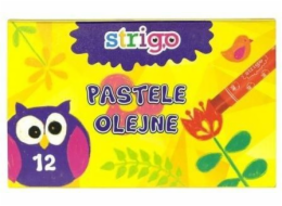 Strigo Olejové pastely 12 barev STRIGO