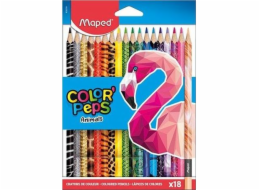 Pastelky Maped Colorpeps Animals 18 barev MAPED