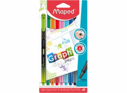 Maped Graph Peps Deco jemná linka 8 barev MAPED