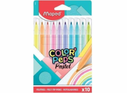 Mapované fixy Colopeps Pastel 10 barev