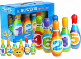 Pěnové bowlingové mísy LEANToys s čísly pro batolata