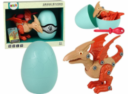 Import leantoys Set Dinosaur Pterodactyl s Egg DIY Red Screwdriver