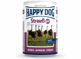 Plechovka pro psy Happy Dog - STRUŚ 400g