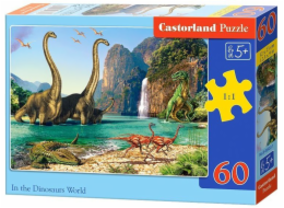 Castorland Puzzle Ve světě dinosaurů 60 dílků (229448)