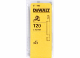 Dewalt 1/4 Torx bit T20 x 70 mm 5 kusů (DT7292-QZ)