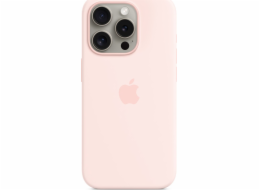 iPhone 15 Pro Silicone Case with MS - Light Pink