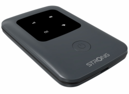 STRONG 4G MIFI 150/ Wi-Fi standard 802.11 b/g/n/ 150 Mbit/s/ 2,4GHz/ 1x SIM slot/ 1x USB/ 1x micro SD slot/ černý