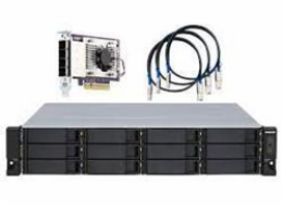 QNAP TL-R1200PES-RP - rozšiřující jednotka JBOD SATA (12x SATA, 2x SFF-8644 1x2, 2x zdroj), rack