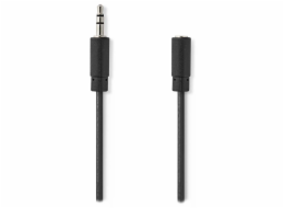 NEDIS prodlužovací stereo audio kabel s jackem/ zástrčka 3,5 mm - zásuvka 3,5 mm/ černý/ bulk/ 10m