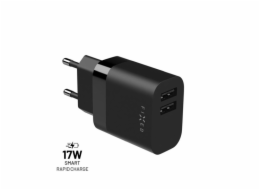 Fixed nabíječka 2xUSB 17W FIXC17N-2U-BK