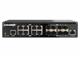 QNAP řízený switch QSW-M3216R-8S8T (8x 10GbE porty + 8x 10G SFP+ porty, poloviční šířka)