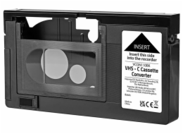 NEDIS kazetový adaptér VHS-C na VHS/ Plug and play/ černý