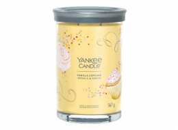Svíčka ve skleněném válci Yankee Candle, Vanilkový košíček, 567 g