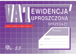 Michalczyk & Prokop Zjednodušená evidence tržeb VU-55