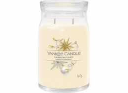 Svíčka ve skleněné dóze Yankee Candle, Blikající světýlka, 567 g