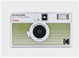 Kodak EKTAR H35N Camera Striped Green