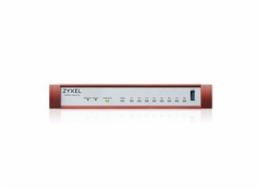 Zyxel USG FLEX 100HP Series, 8 Gigabit user-definable ports, 1*USB with 1 YR Gold Security Pack