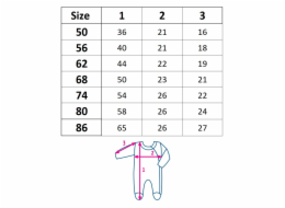 Kojenecký overal New Baby Classic II medvídek bílý Vel.56 (0-3m)