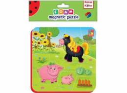 Roter Kafer Měkké magnetické puzzle koně a prasat