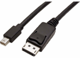 DisplayPort Mini - DisplayPort kabel 2m černý