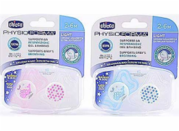 Chicco Physio Dudlík Light 2-6 m 2 ks.