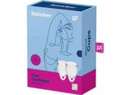 Satisfyer SATISFYER_SET Feel Confident sada menstruačních kalíšek 15ml + 20ml transparentní