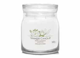 Svíčka ve skleněné dóze Yankee Candle, Bílá gardénie, 368 g