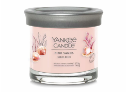 Svíčka ve skleněném válci Yankee Candle, Růžové písky, 122 g